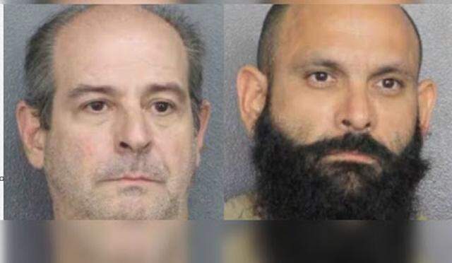 Francisco Granati Poloni, left, and Jackson Kelwin Ortuno are accused of assuming the IDs of a father and son who own a $10 million property in Gables Estates.